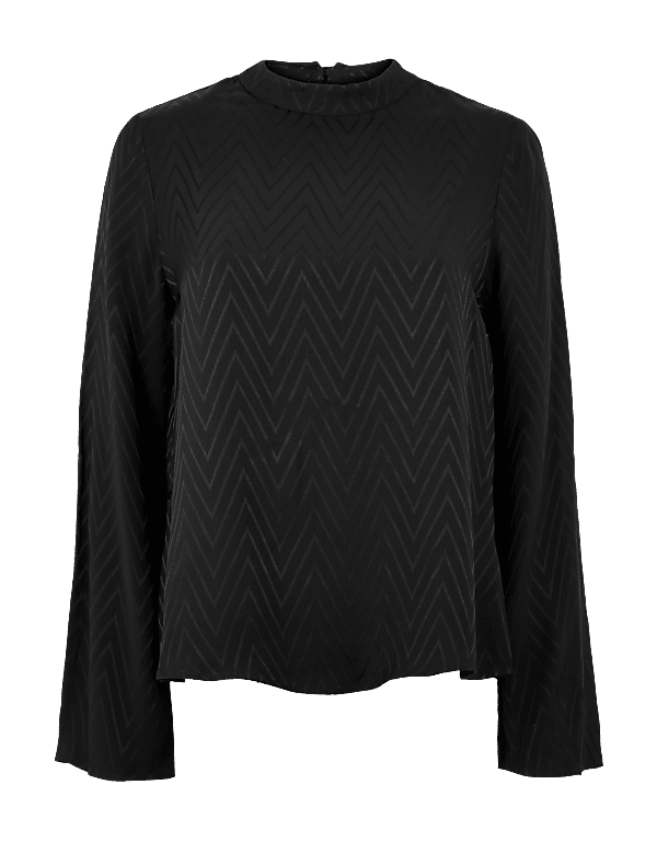 Chevron Woven Top