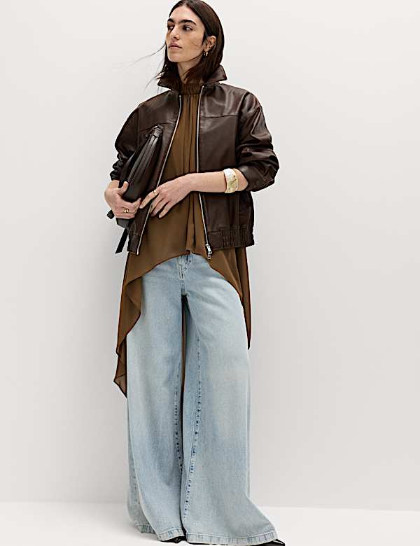 Draped Halter Neck Longline Top