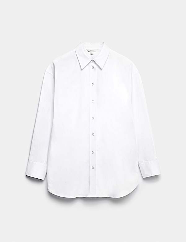 Pure Cotton Oversized Shirt - TW