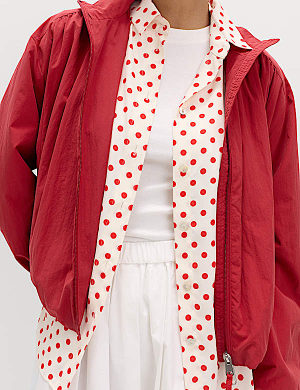 Printed Collared Shirt - JP