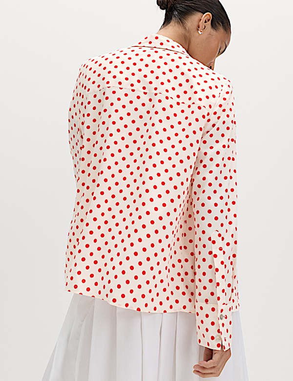 Printed Collared Shirt - JP