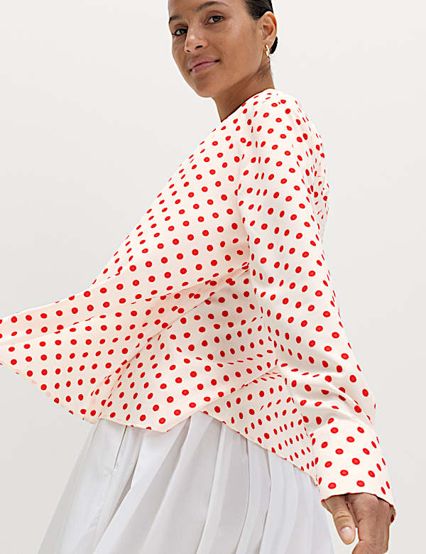Printed Collared Shirt - JP