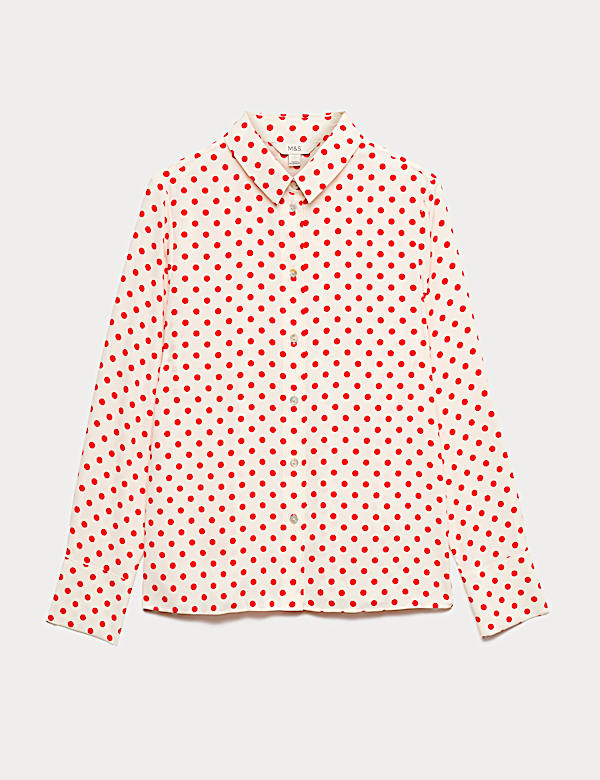 Printed Collared Shirt - JP