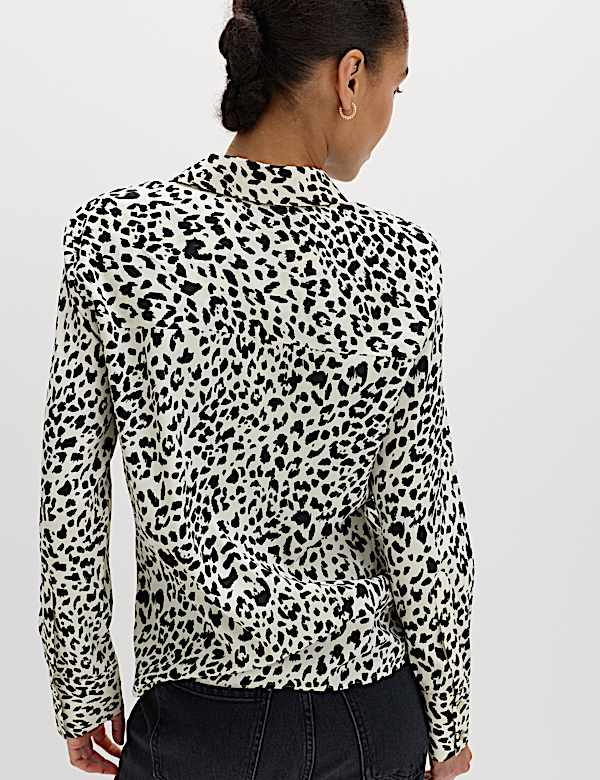 Printed Collared Shirt