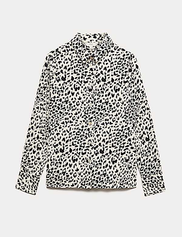 Printed Collared Shirt - AT