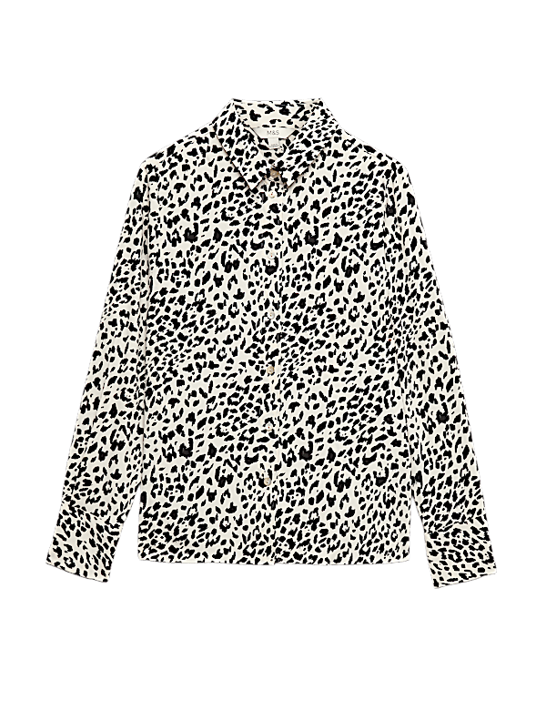 Printed Collared Shirt