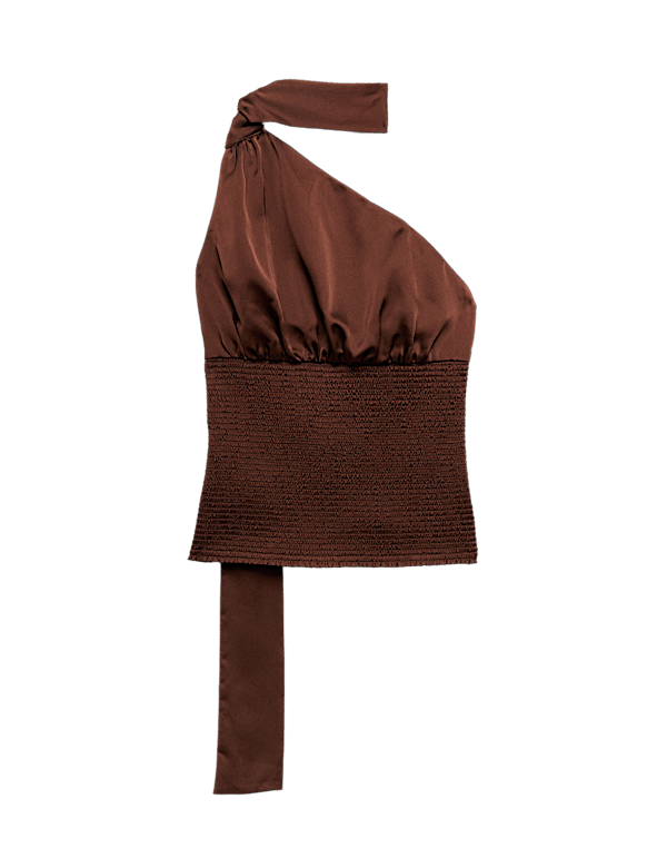 Scarf Neck Detail Top