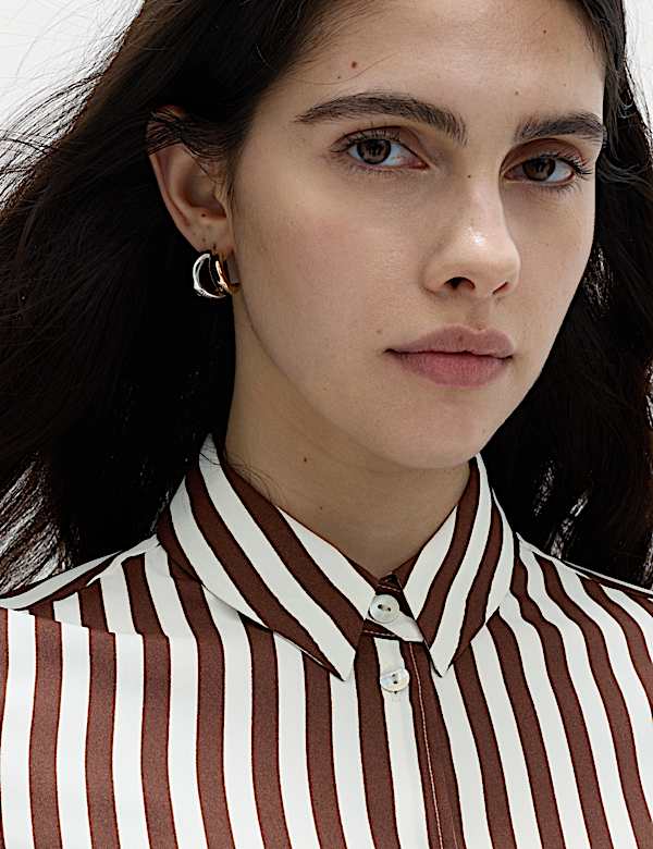 Printed Button Through Shirt - TW