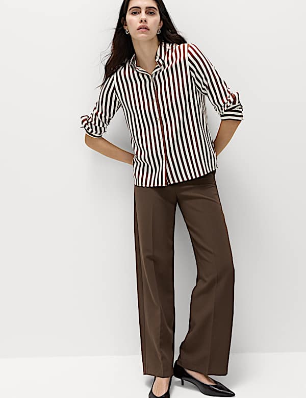 Printed Button Through Shirt - TW