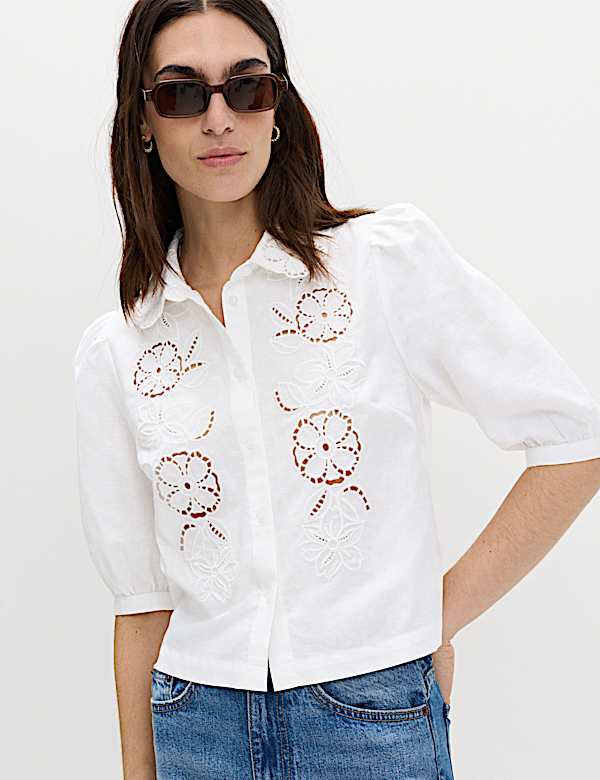 Cutwork Detail Shirt