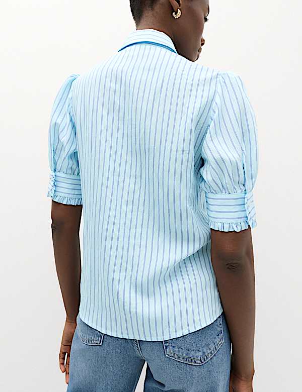 Striped Button Through Shirt - BN