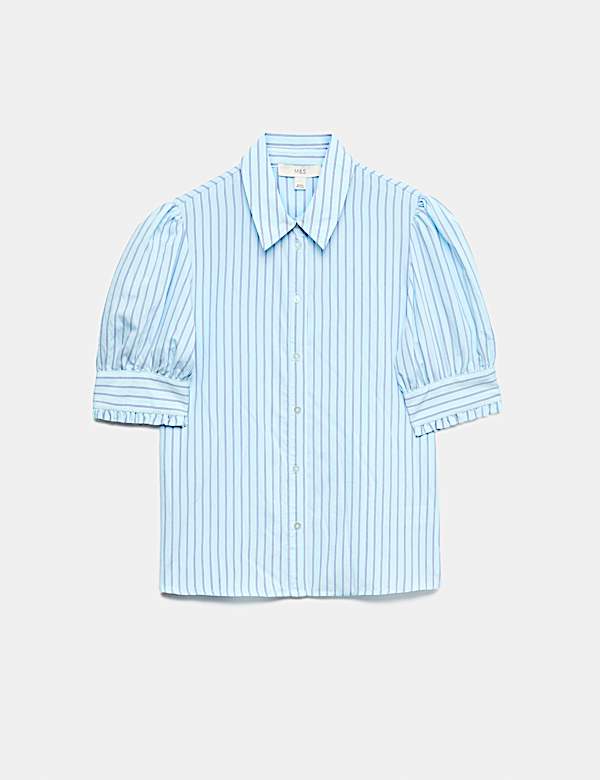 Striped Button Through Shirt - BN