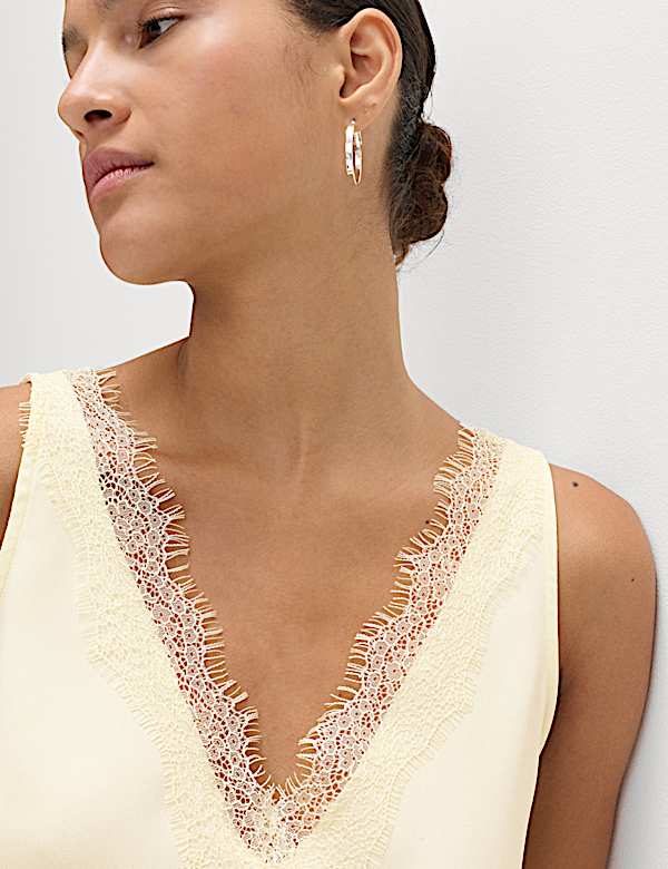 Lace Insert Cami Top - AU