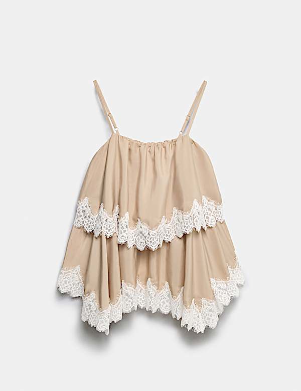 Lace Detail Cami Top - SK