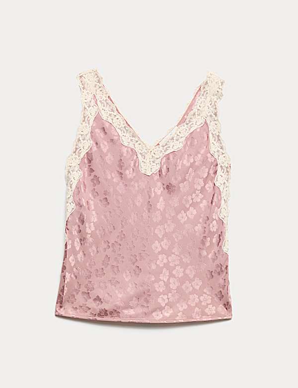 Jacquard Lace Cami Top - PT