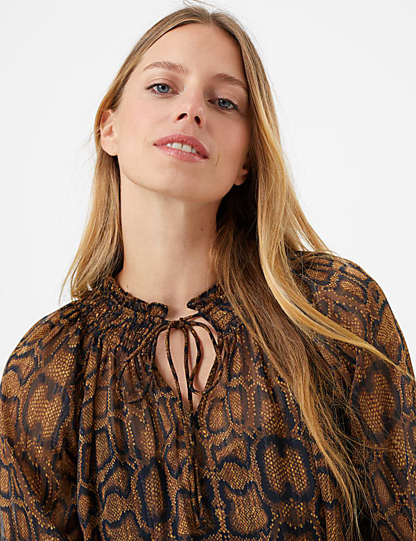 Animal Print Blouse