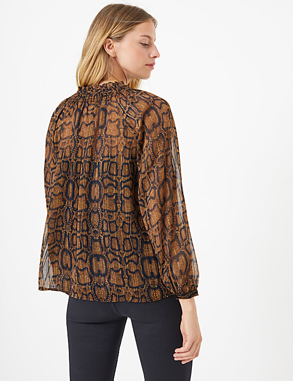 Animal Print Blouse