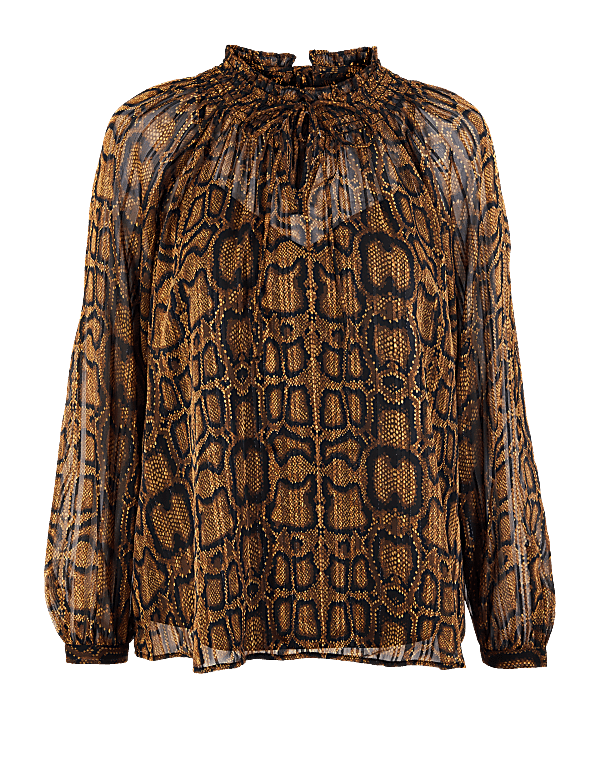 Animal Print Blouse