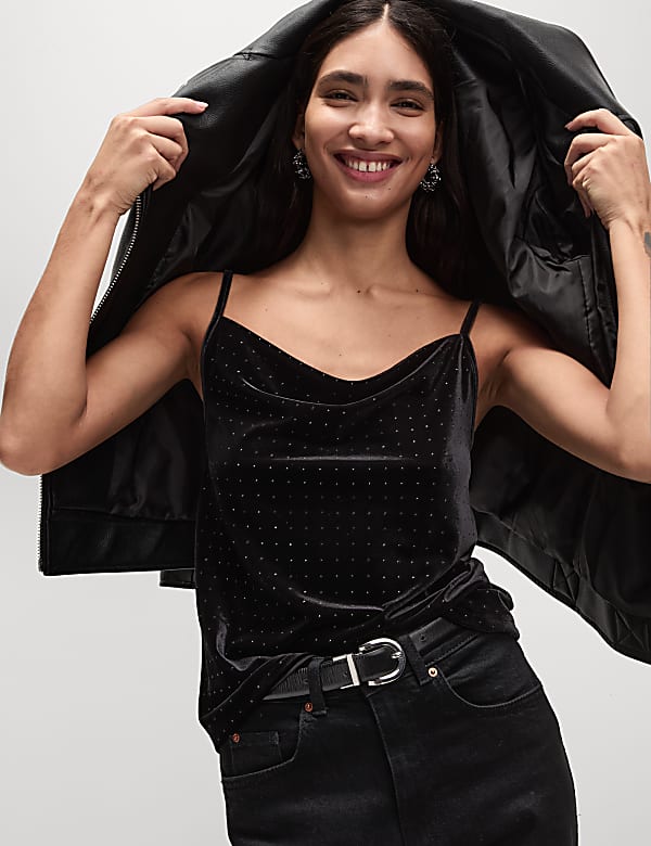 Studded Cami Top