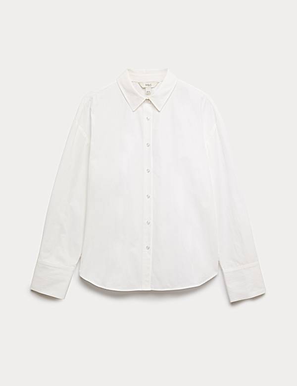 Pure Cotton Button Back Shirt - DK