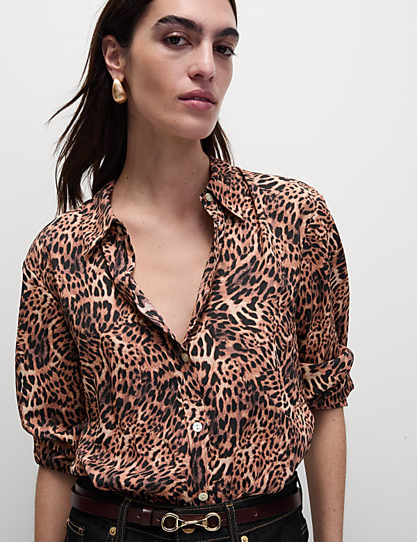 Printed Collared Shirt - AU