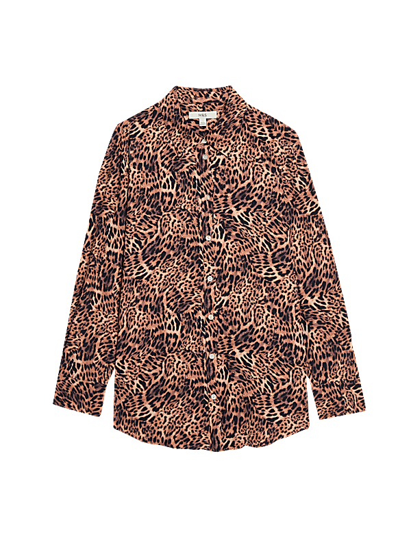 Printed Collared Shirt