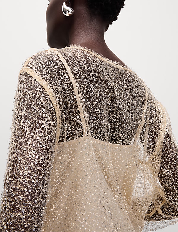 Sequin Regular Fit Top - IS