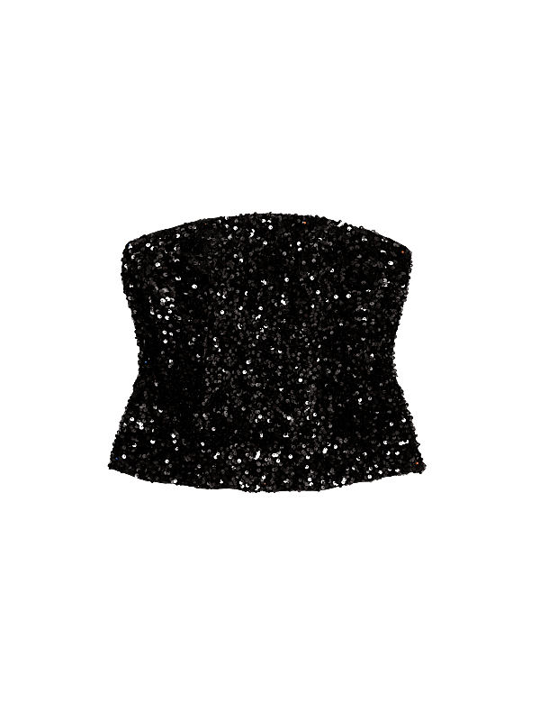 Sparkly Bandeau Top