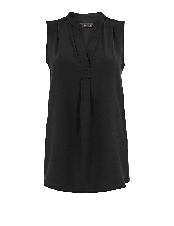 V-Neck Sleeveless Shell Top