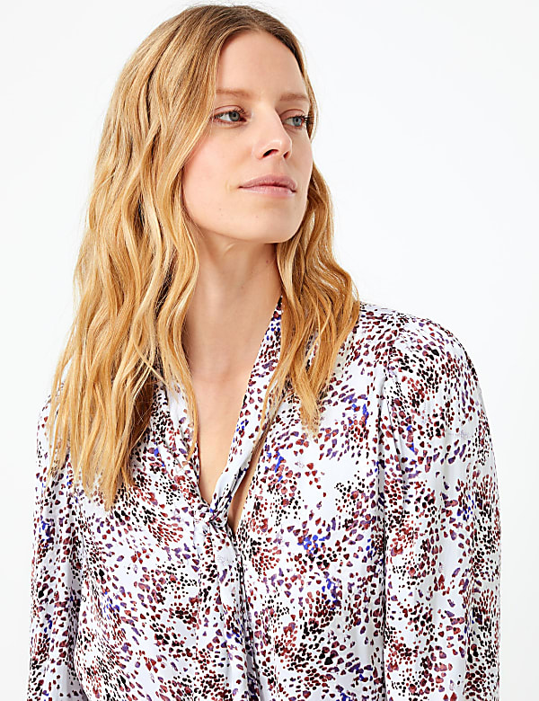 Satin Printed Blouse