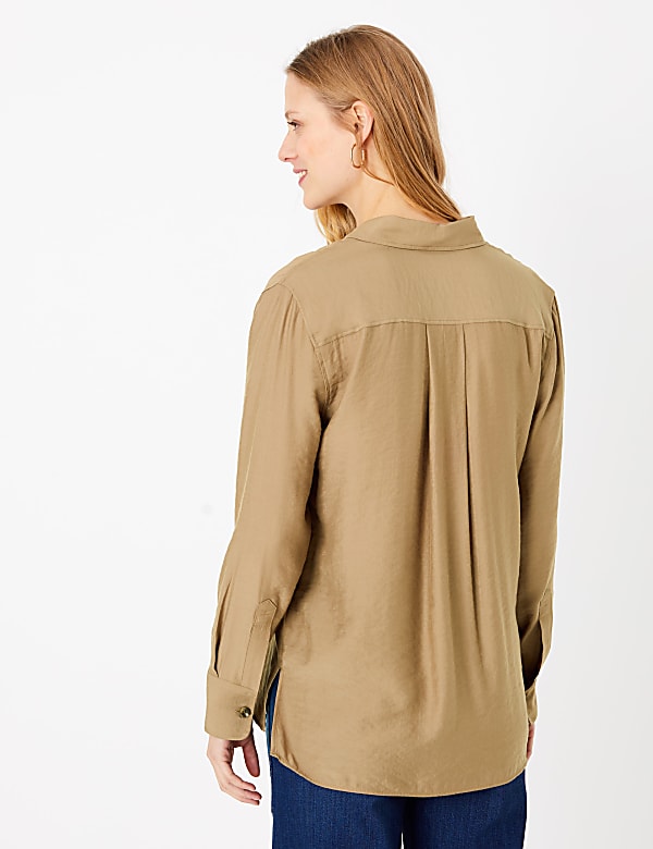 Button Detailed Utility Shirt