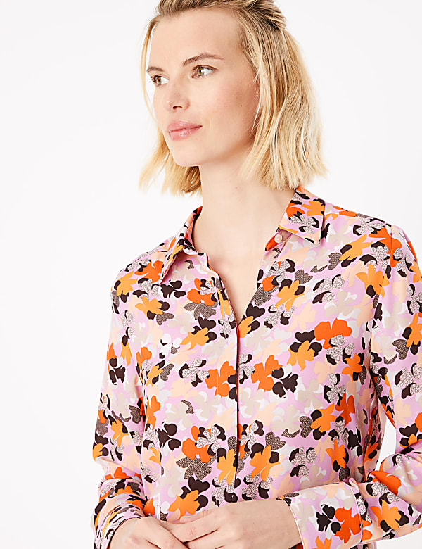 Floral Long Sleeve Shirt