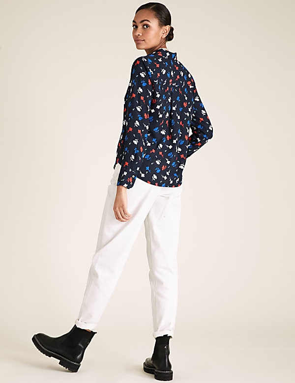 Floral Long Sleeve Blouse