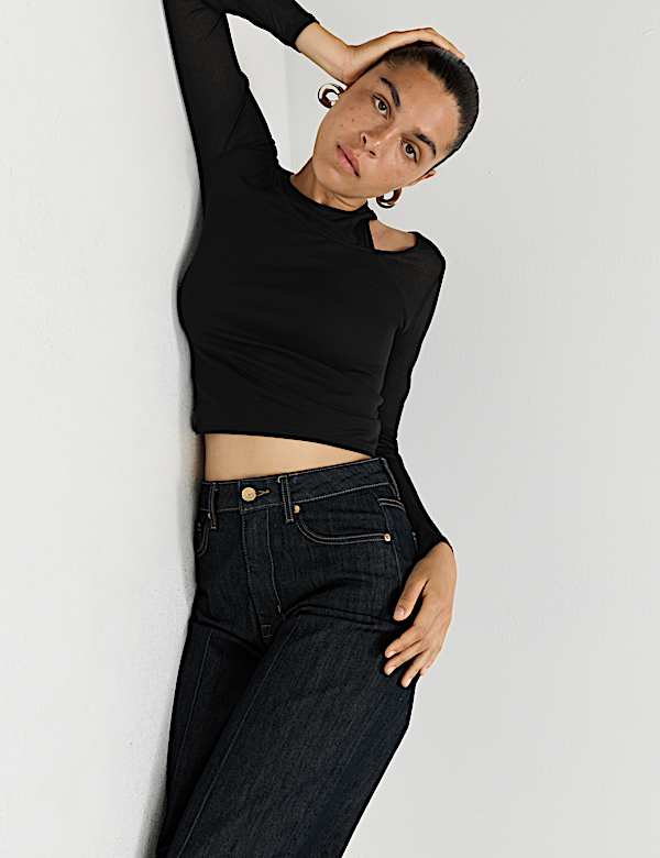 Pure Lyocell Double Layered Top - GR