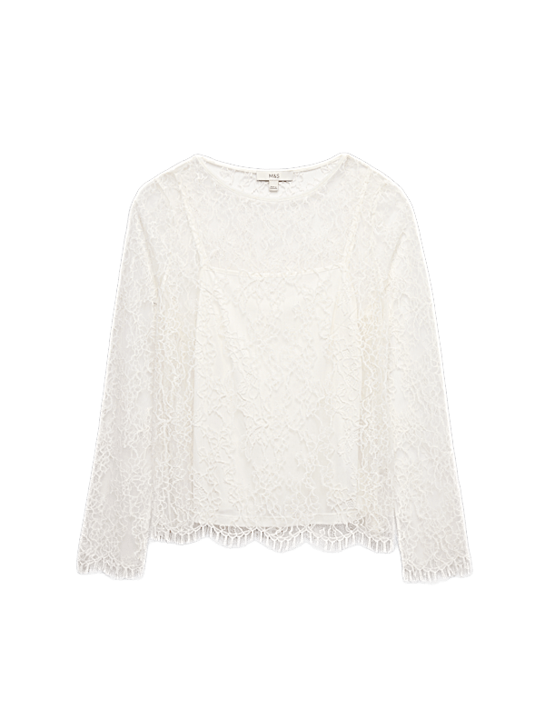 Lace Long Sleeve Top