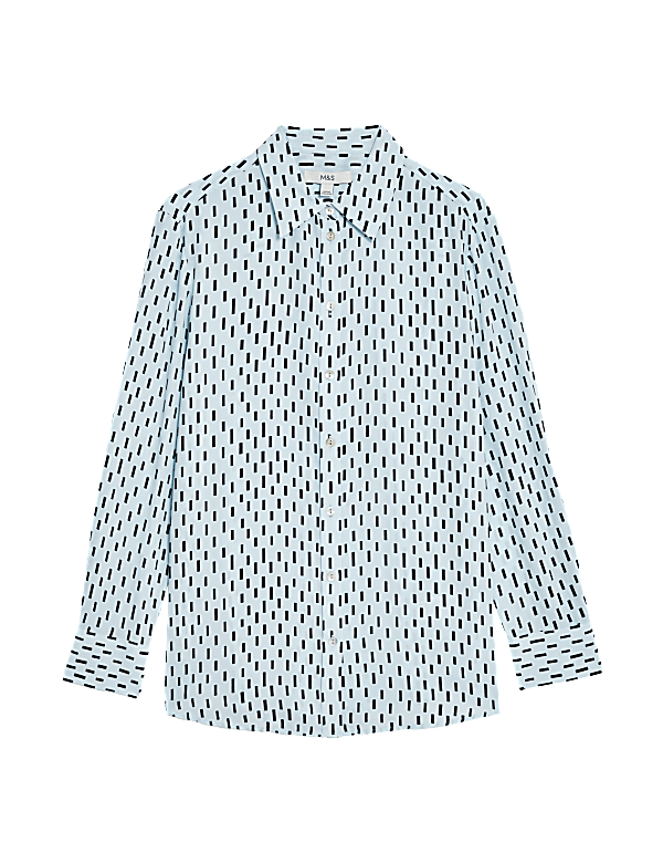 Printed Collared Shirt