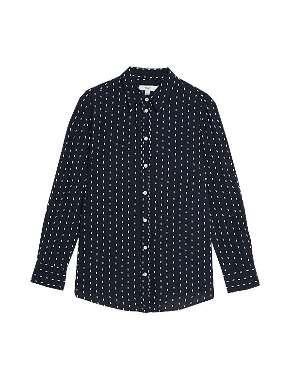 Printed Collared Shirt