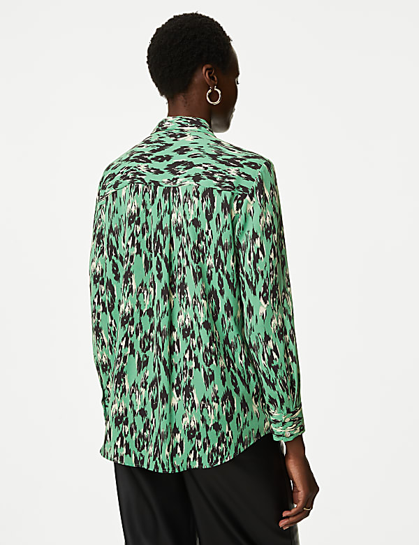 Printed Collared Shirt