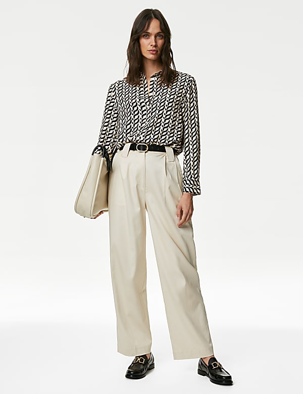 Printed Collared Shirt