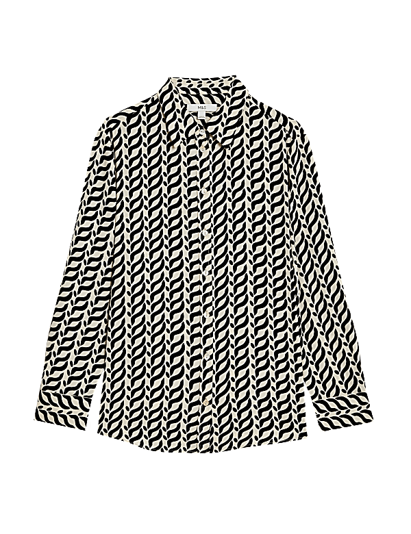 Printed Collared Shirt