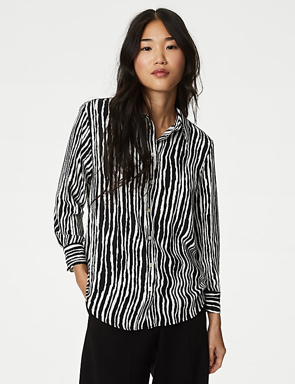 Printed Collared Shirt