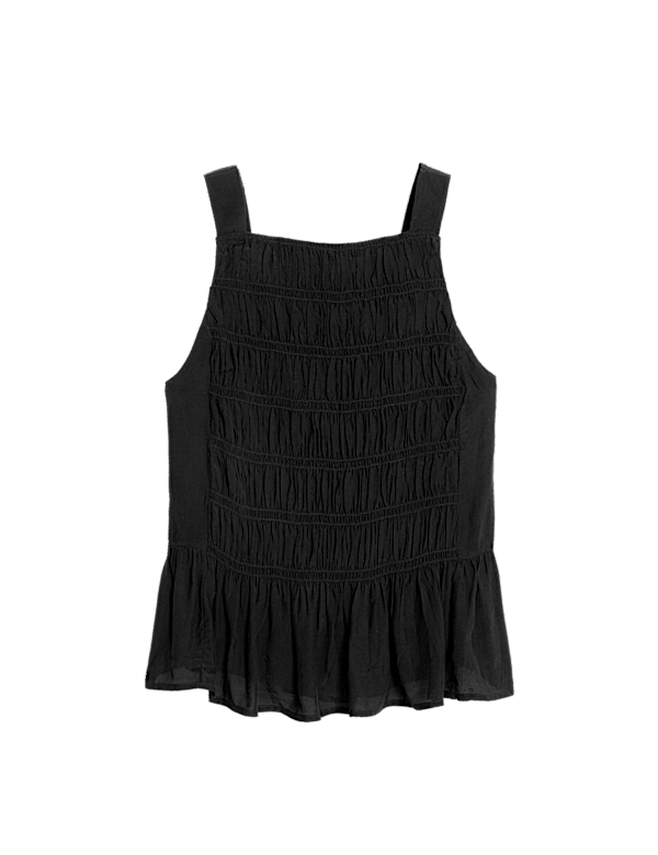 Textured Shirred Cami Top