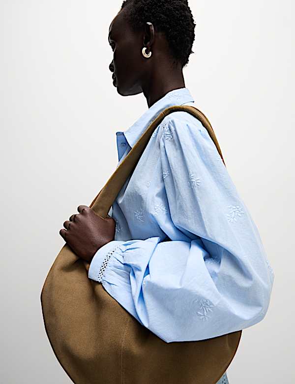 Pure Cotton Embroidered Western Shirt