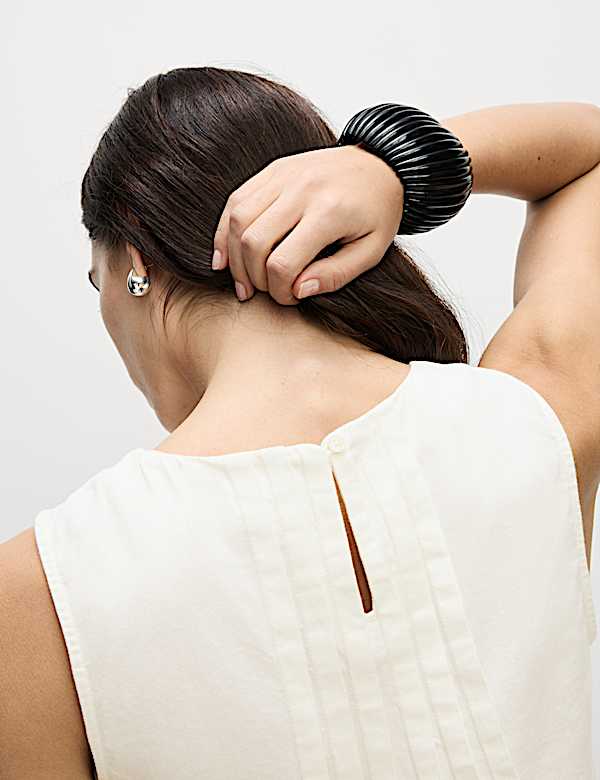 Pure Cotton Pintuck Cami Top