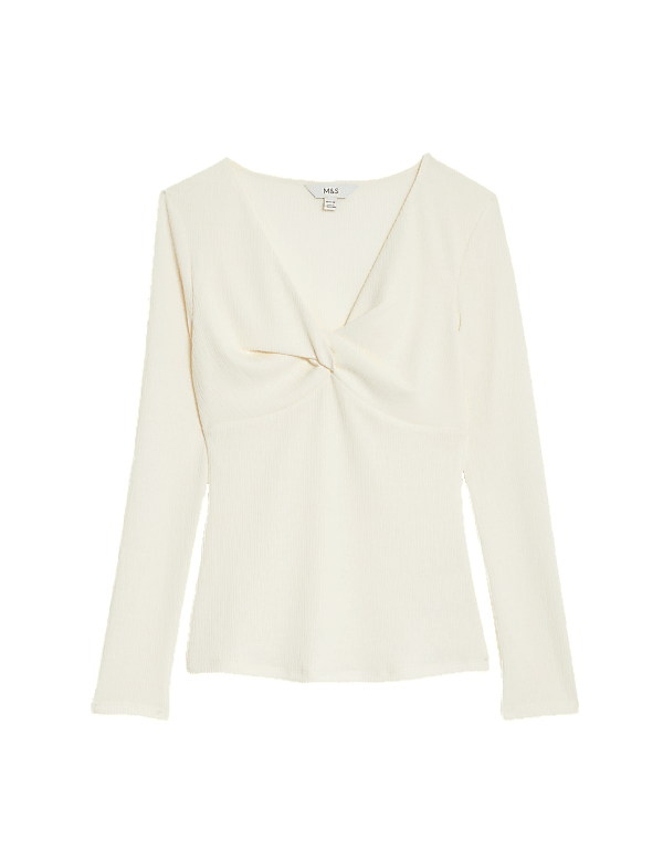 Jersey Twist Front Top