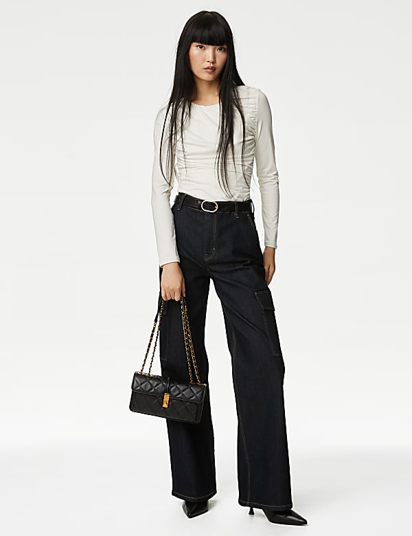 Jersey Draped Top