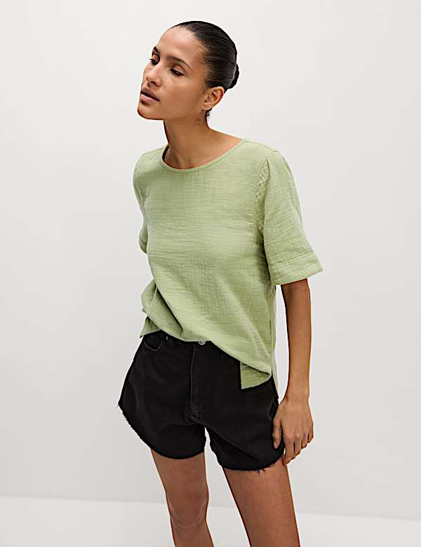 Pure Cotton Regular Fit Top - JE