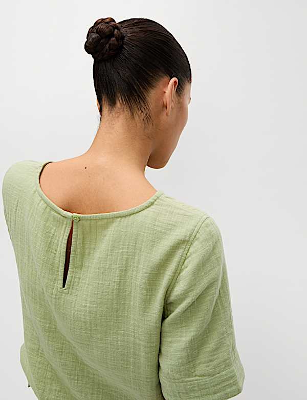 Pure Cotton Regular Fit Top - JE