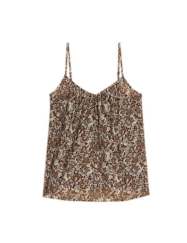 Lyocell Rich Printed Cami Top