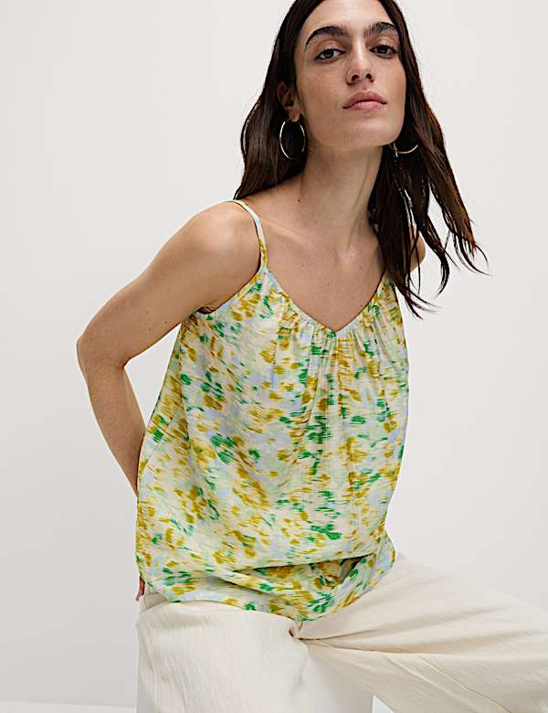 Lyocell Rich Printed Cami Top - VN